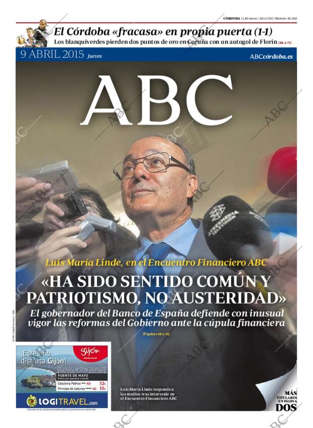 ABC CORDOBA 09-04-2015 página 1