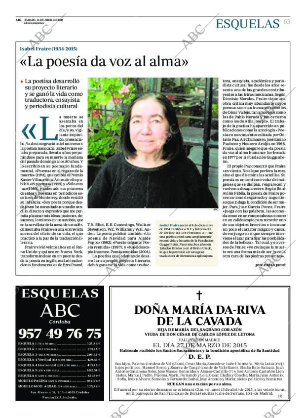 ABC CORDOBA 11-04-2015 página 63