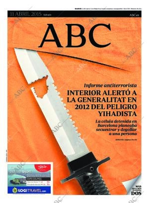 ABC MADRID 11-04-2015 página 1