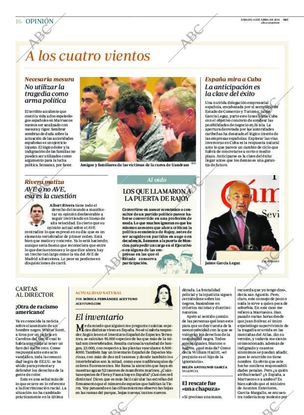 ABC MADRID 11-04-2015 página 16
