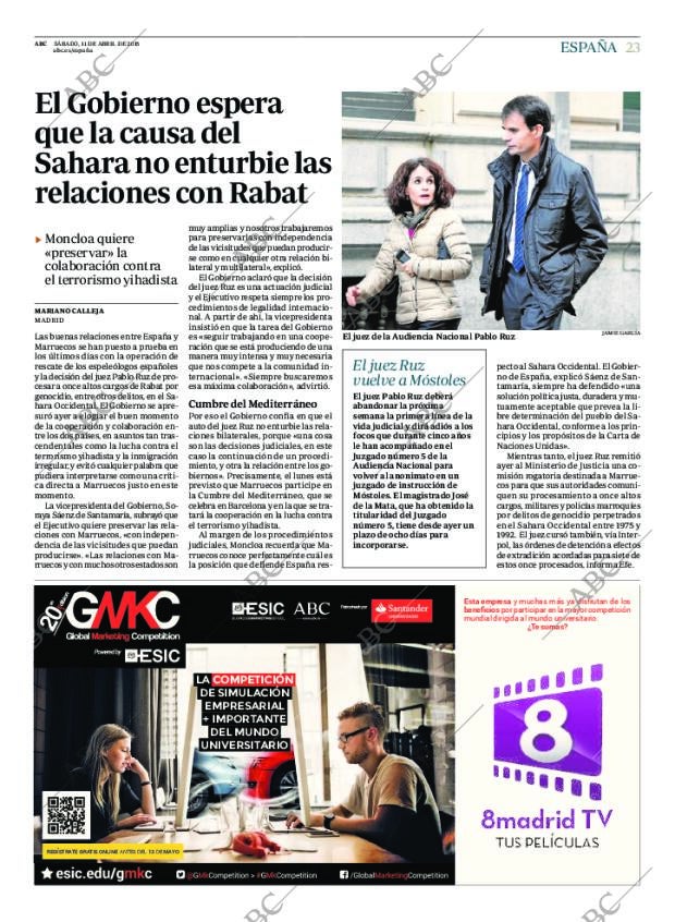ABC MADRID 11-04-2015 página 23