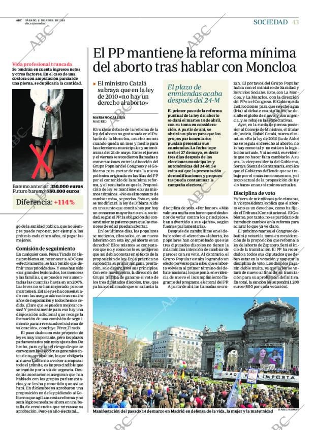 ABC MADRID 11-04-2015 página 43