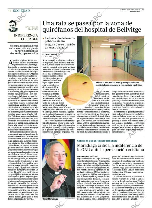 ABC MADRID 11-04-2015 página 44