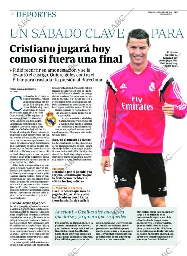 ABC MADRID 11-04-2015 página 52