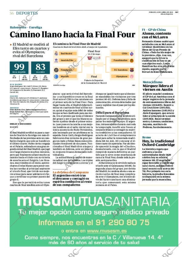 ABC MADRID 11-04-2015 página 56