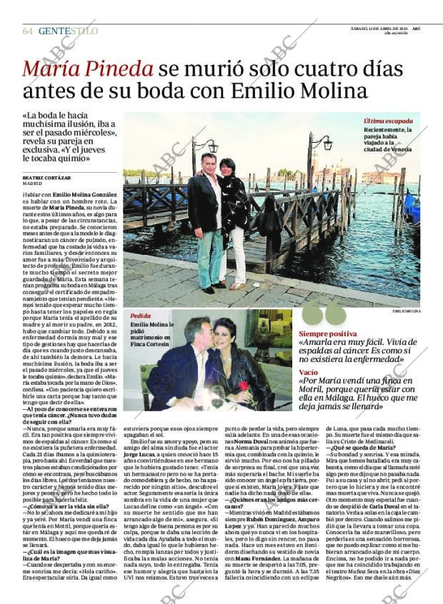 ABC MADRID 11-04-2015 página 64