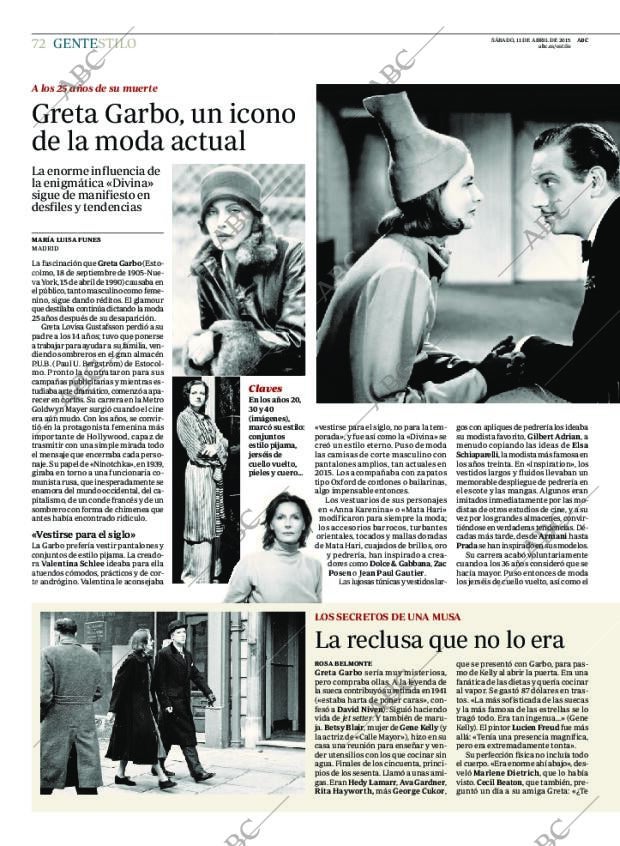 ABC MADRID 11-04-2015 página 72