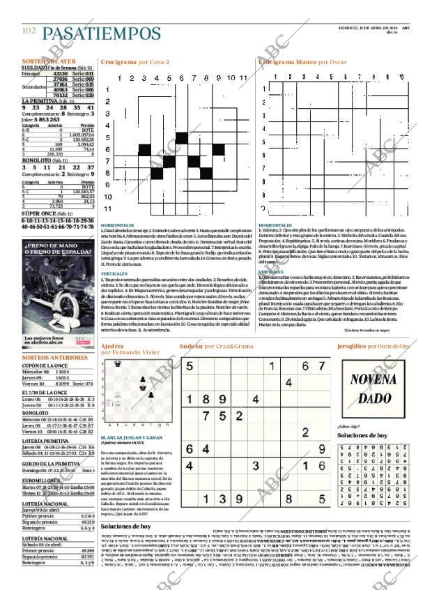 ABC MADRID 12-04-2015 página 102