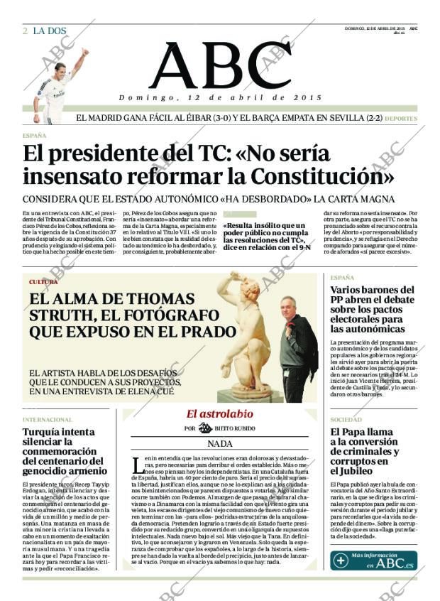 ABC MADRID 12-04-2015 página 2