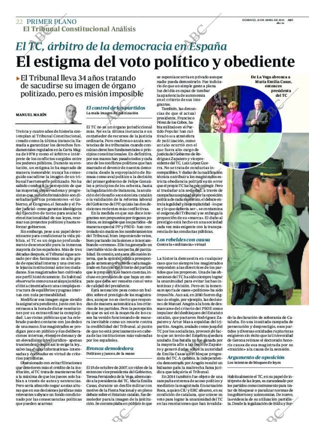 ABC MADRID 12-04-2015 página 22