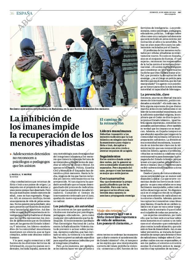 ABC MADRID 12-04-2015 página 36