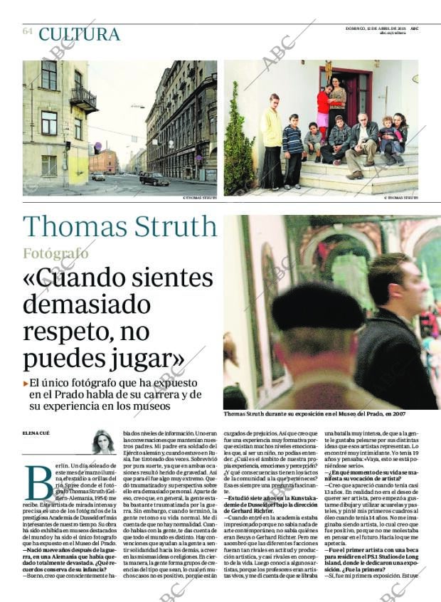 ABC MADRID 12-04-2015 página 64
