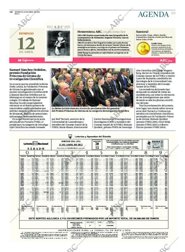 ABC MADRID 12-04-2015 página 89