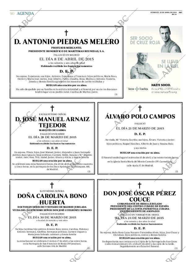 ABC MADRID 12-04-2015 página 90