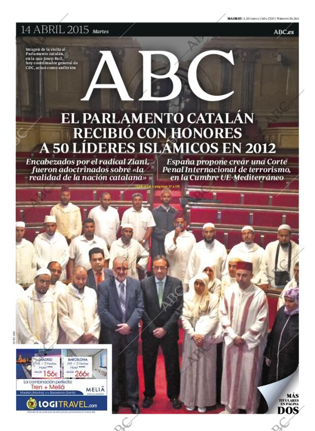 ABC MADRID 14-04-2015 página 1