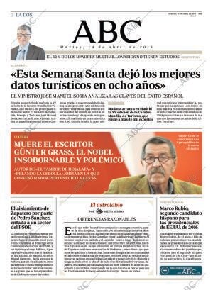 ABC MADRID 14-04-2015 página 2