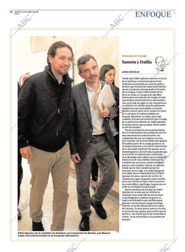 ABC MADRID 14-04-2015 página 5