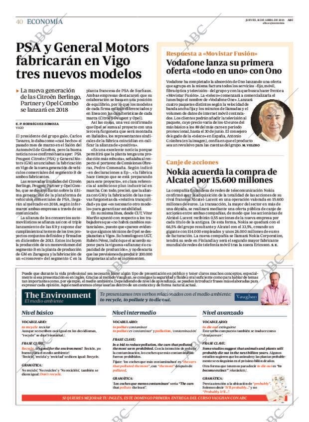 ABC MADRID 16-04-2015 página 40