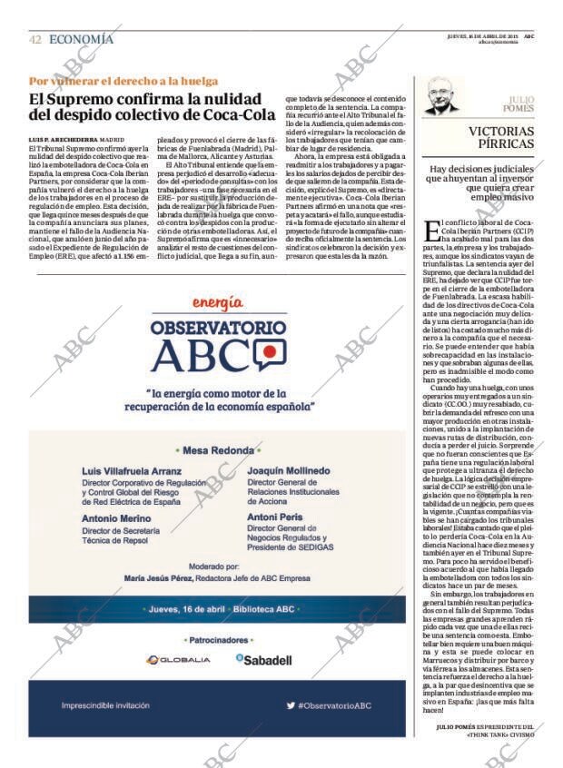 ABC MADRID 16-04-2015 página 42