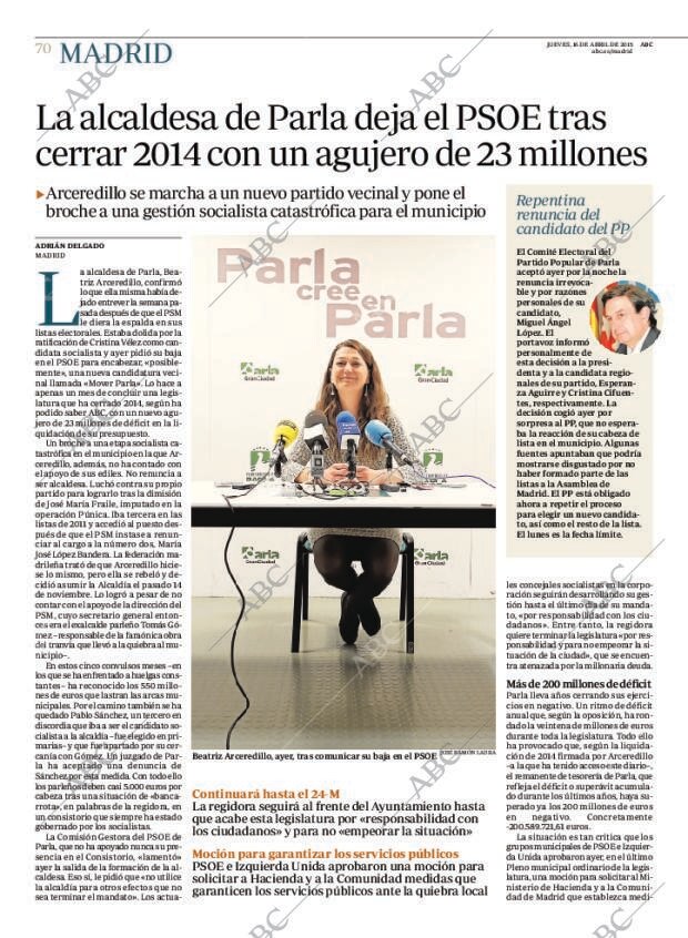 ABC MADRID 16-04-2015 página 70