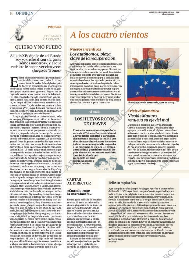 ABC MADRID 17-04-2015 página 16