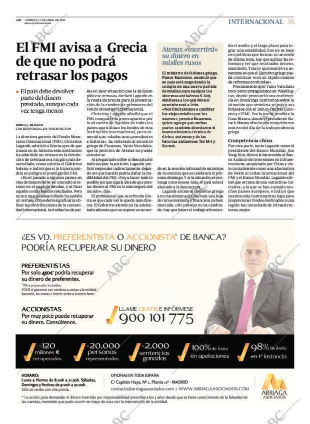 ABC MADRID 17-04-2015 página 35