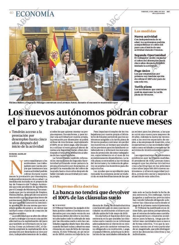 ABC MADRID 17-04-2015 página 40