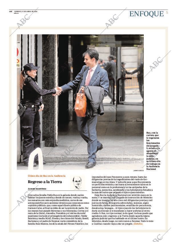 ABC MADRID 17-04-2015 página 5