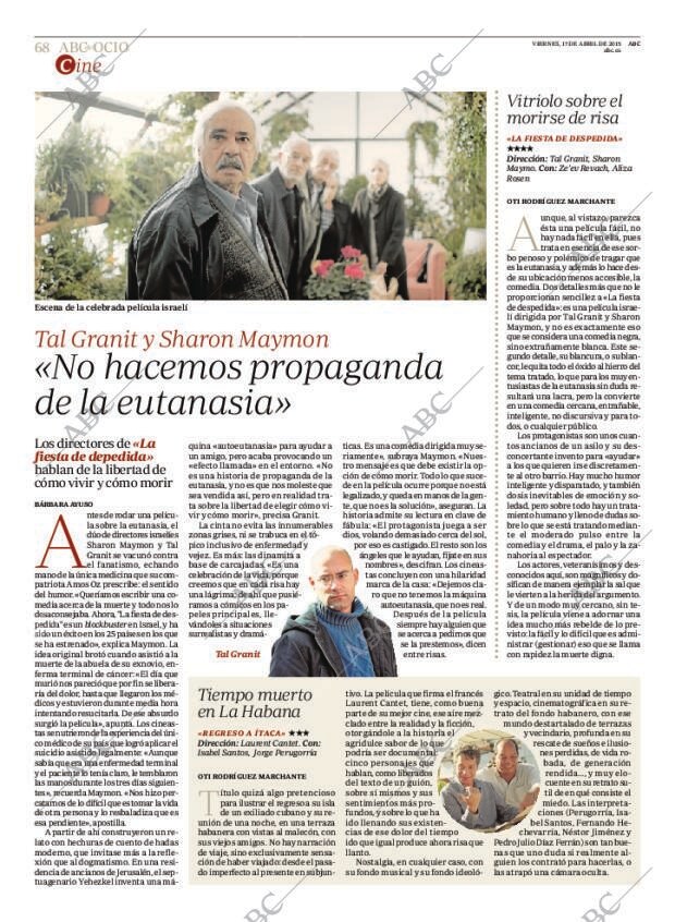 ABC MADRID 17-04-2015 página 68