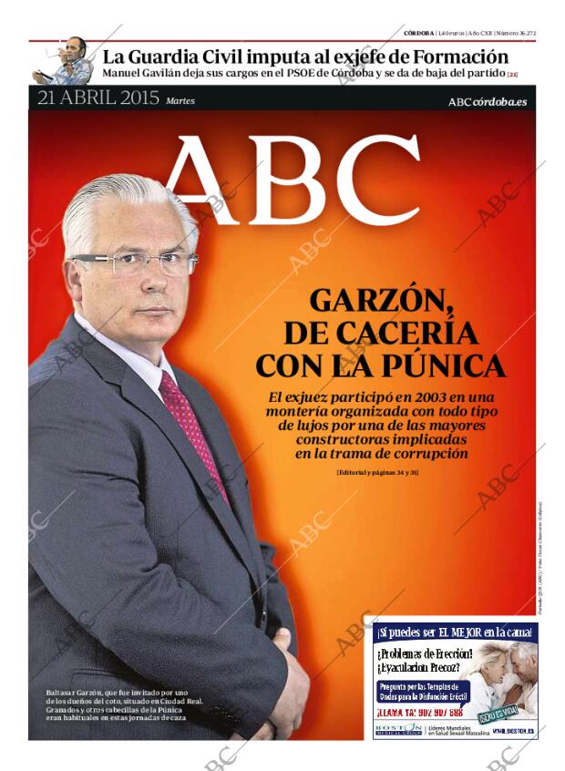 ABC CORDOBA 21-04-2015 página 1