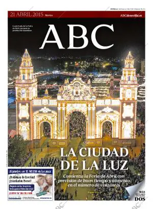 ABC SEVILLA 21-04-2015 página 1