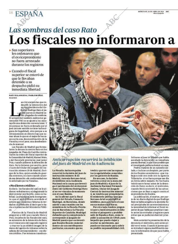 ABC MADRID 22-04-2015 página 18