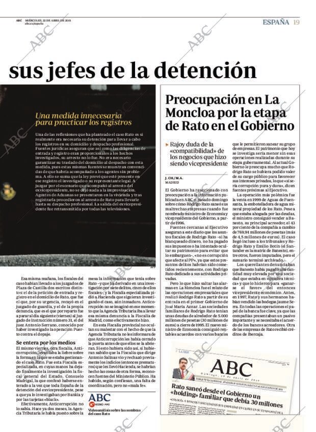 ABC MADRID 22-04-2015 página 19