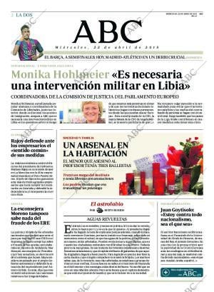 ABC MADRID 22-04-2015 página 2