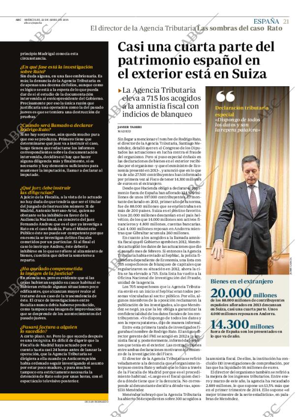 ABC MADRID 22-04-2015 página 21