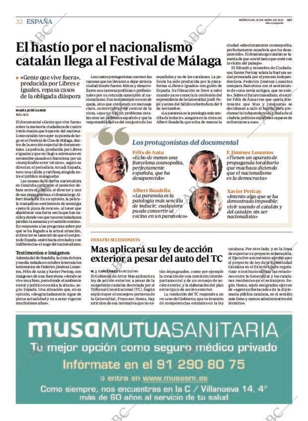 ABC MADRID 22-04-2015 página 32