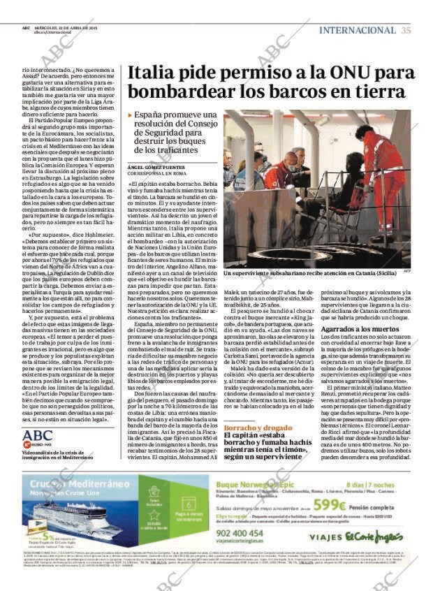 ABC MADRID 22-04-2015 página 35