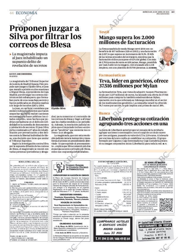 ABC MADRID 22-04-2015 página 44