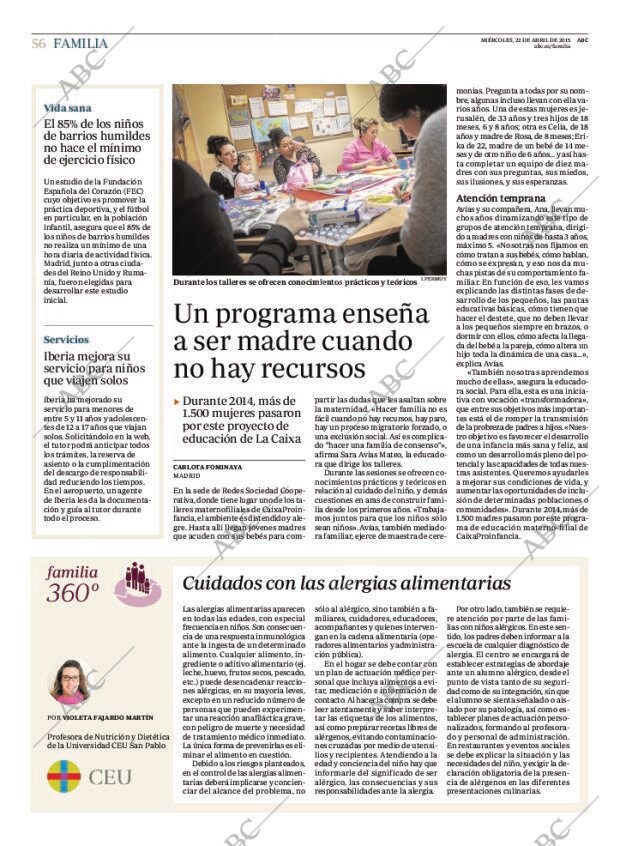 ABC MADRID 22-04-2015 página 56