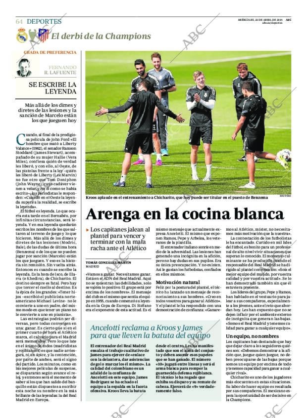 ABC MADRID 22-04-2015 página 64