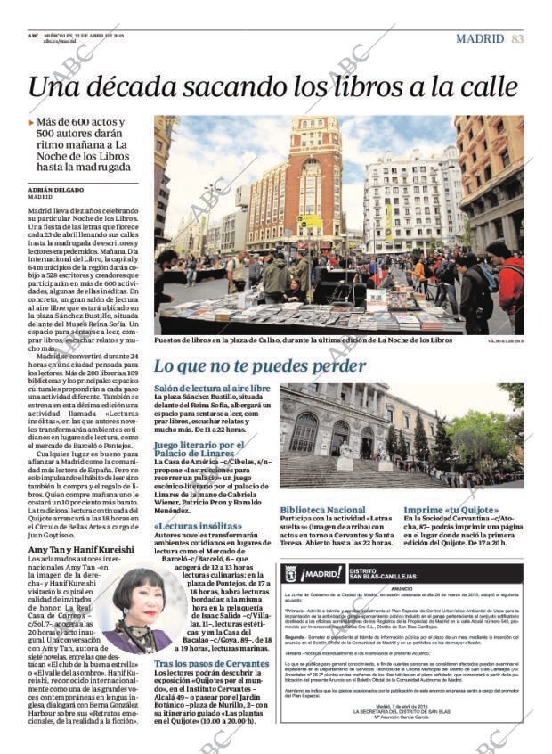 ABC MADRID 22-04-2015 página 83