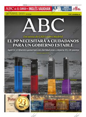 ABC CORDOBA 26-04-2015 página 1