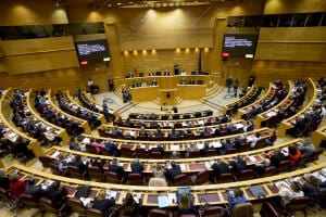 Sesión de control al gobierno en el Senado con la presencia del Presidente del...