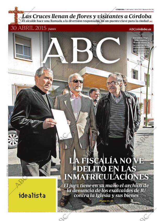 ABC CORDOBA 30-04-2015 página 1