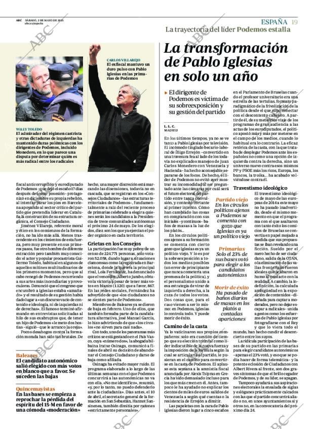 ABC MADRID 02-05-2015 página 19