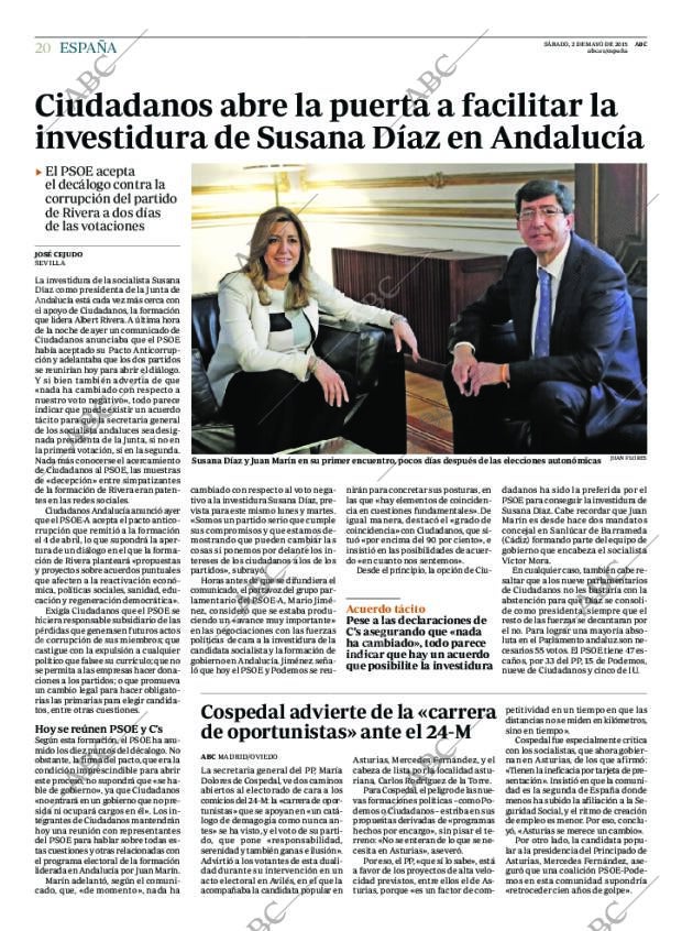 ABC MADRID 02-05-2015 página 20