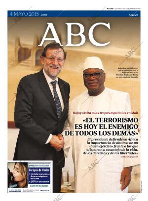 ABC MADRID 04-05-2015 página 1