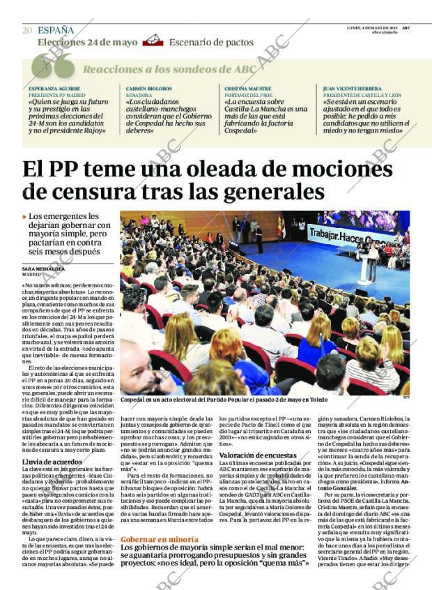 ABC MADRID 04-05-2015 página 20