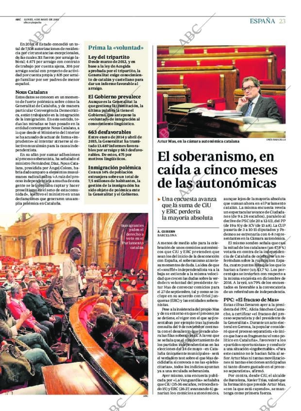 ABC MADRID 04-05-2015 página 23