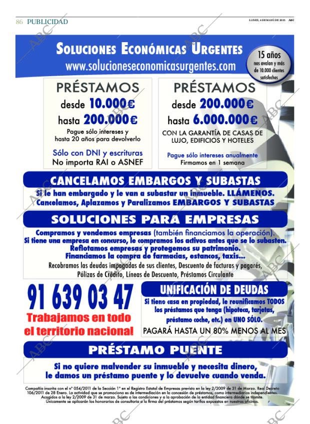 ABC MADRID 04-05-2015 página 86